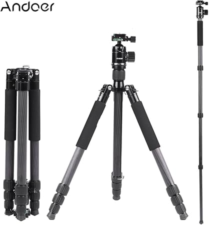 Amazon Andoer プロ用 三脚 36mm 雲台 軽量コンパクト 360 調整可能 取り外し可能なボール雲台搭載 炭素繊維製 4段 旅行用三脚 一脚 最大負荷 15kg Canon Nikon Pentax Sony デジタル一眼レフカメラ用 三脚 通販 Amazon Andoer プロ用 三脚 36mm 雲台 軽量コンパクト 360 調整可能 取り外し可能なボール雲台搭載 炭素繊維製 4段 旅行用三脚 一脚 最大負荷 15kg Canon Nikon Pentax Sony デジタル一眼レフカメラ用 三脚 通販