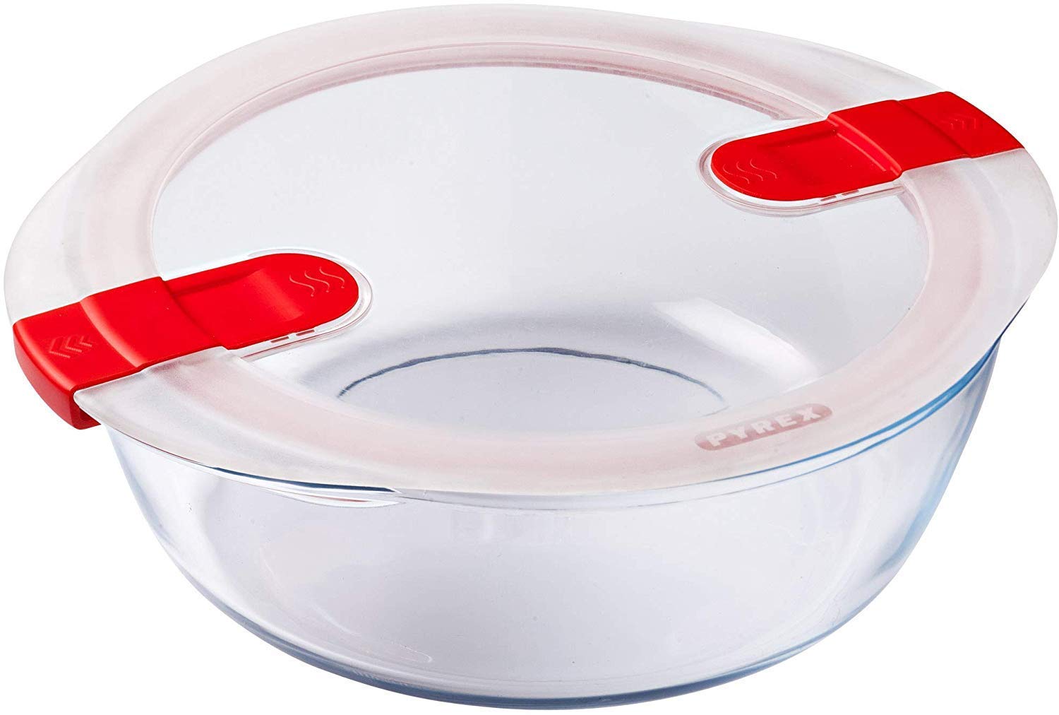 Pyrex Cook & Heat Recipiente hermético con válvulas de Vapor de ...