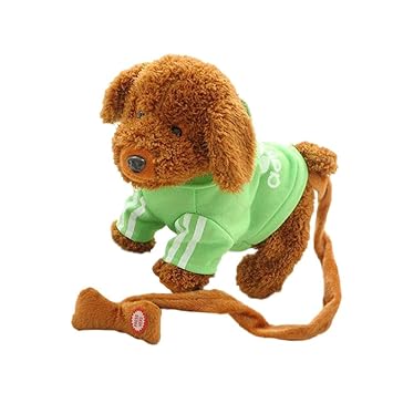 dancing dog toy on leash