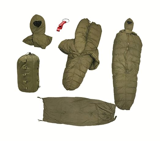 AOS-Outdoor ORIGINAL Bundeswehr KSK Winter Profi Schlafsack Temp Bereich -35 Grad Schlüsselanhänger