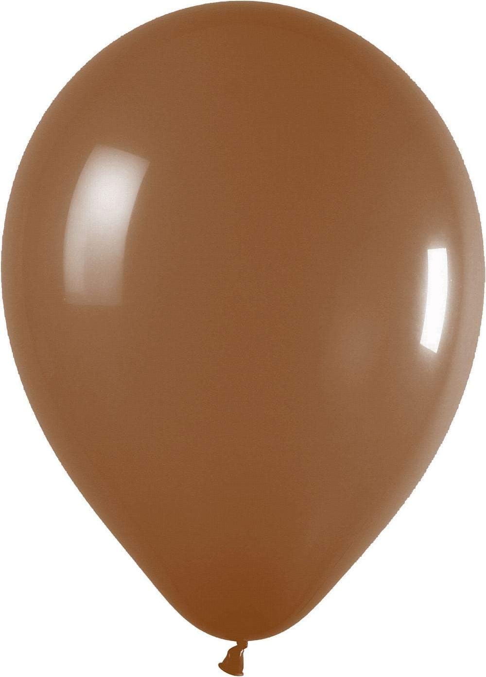 Dark Brown Balloons 25 Pack, Large 12 Inch Thick Latex Biodegradable Helium Party Balloons for Birthday Wedding, Baby Shower - Image 3