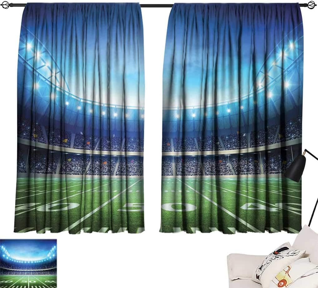 Lakabara Football Curtains, Photo of American Stadium Green