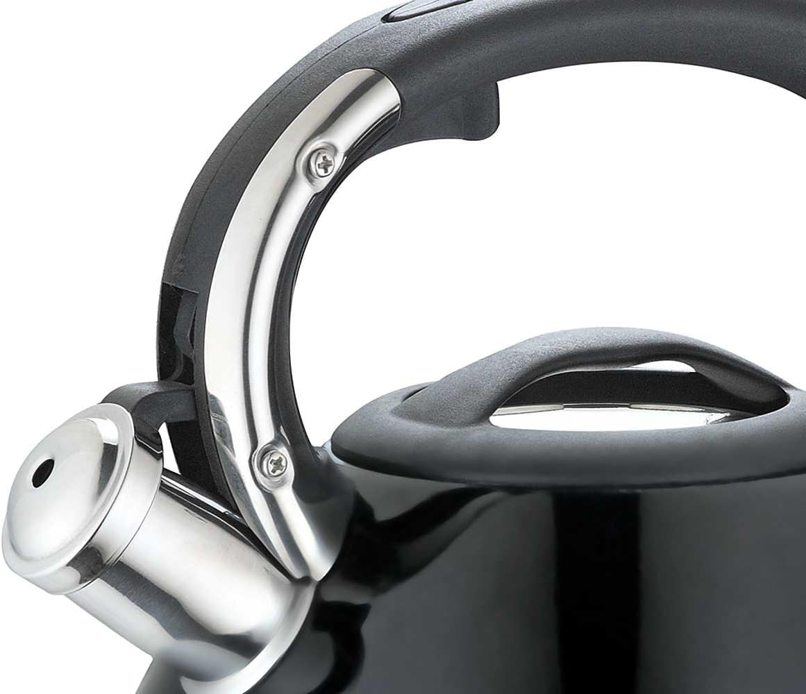 King Hoff KH-1221 Whistling Kettle Black Stainless Steel 3.4 litres - Image 3