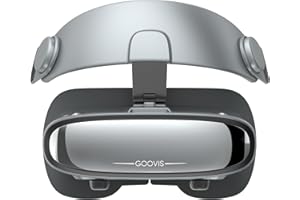 GOOVIS G3X XR Head Mounted Display – 800'' FHD Sony Micro-OLED Display, Dual Viewing Modes, Portable 3D Theater for Gaming、Streaming, Compatible with iPhone 16/Android/PC/Handhelds/PS5