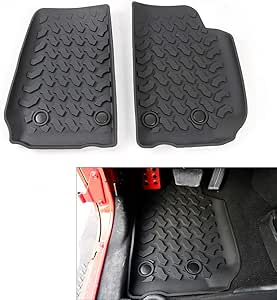 Amazon.com: Front Auto Floor Mat Rubber Foot Mat for 2014 ...