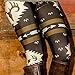 Oksale Women Skinny Vintage Printed Fitness Stretchy Yoga Pants Leggings (M, Black)