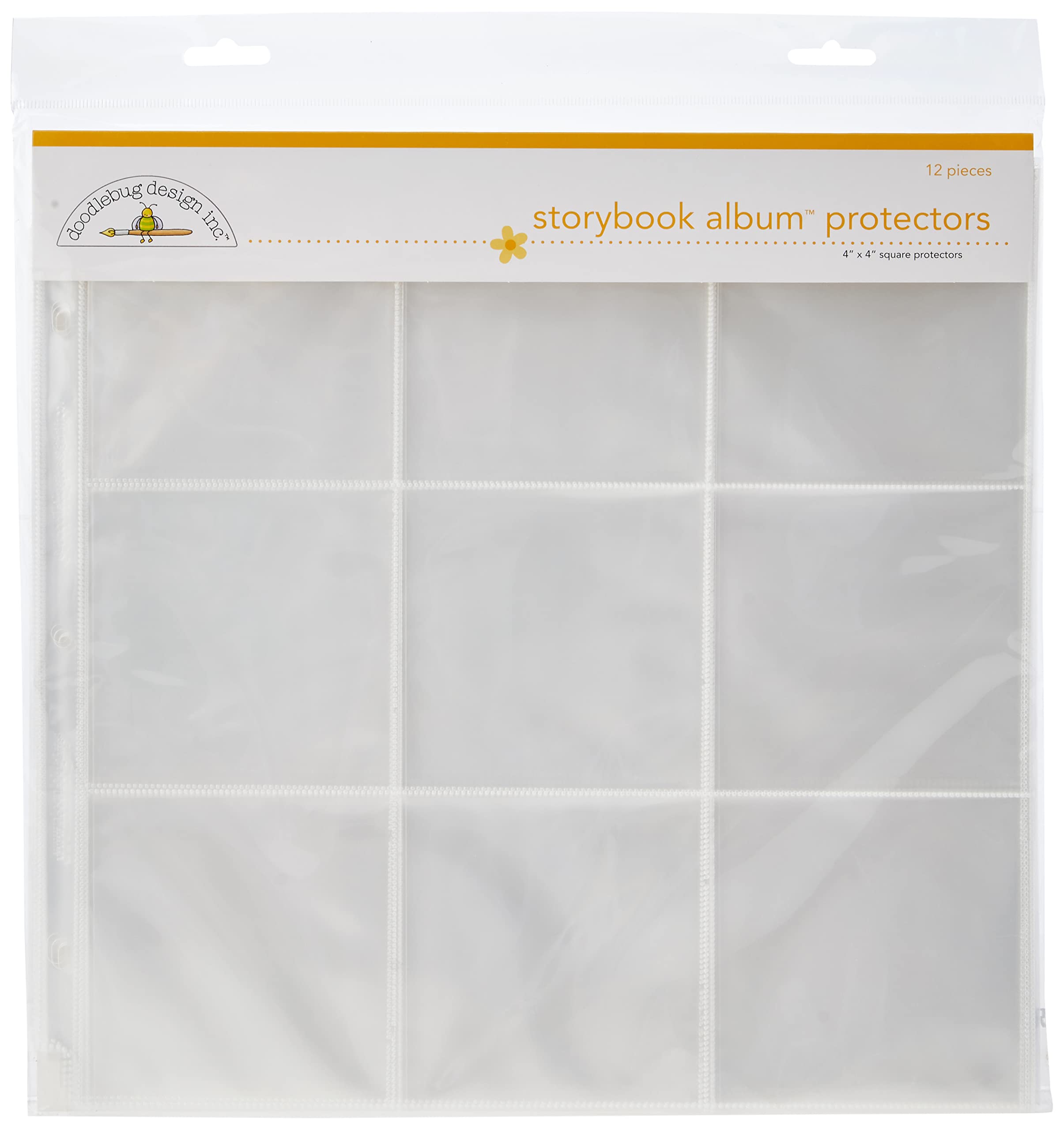 Doodlebug Page Protectors 12 (9) x 4-inch Pockets