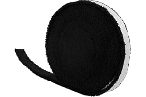 10M Cotton Towel Grip Wrap for Badminton & Tennis Rackets – Sweat-Absorbing, Anti-Slip, 3 cm Wide – Also Fits Squash Rackets,