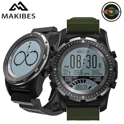 Amazon.com: Makibes BR2 GPS Compass Speedometer Sport Watch ...