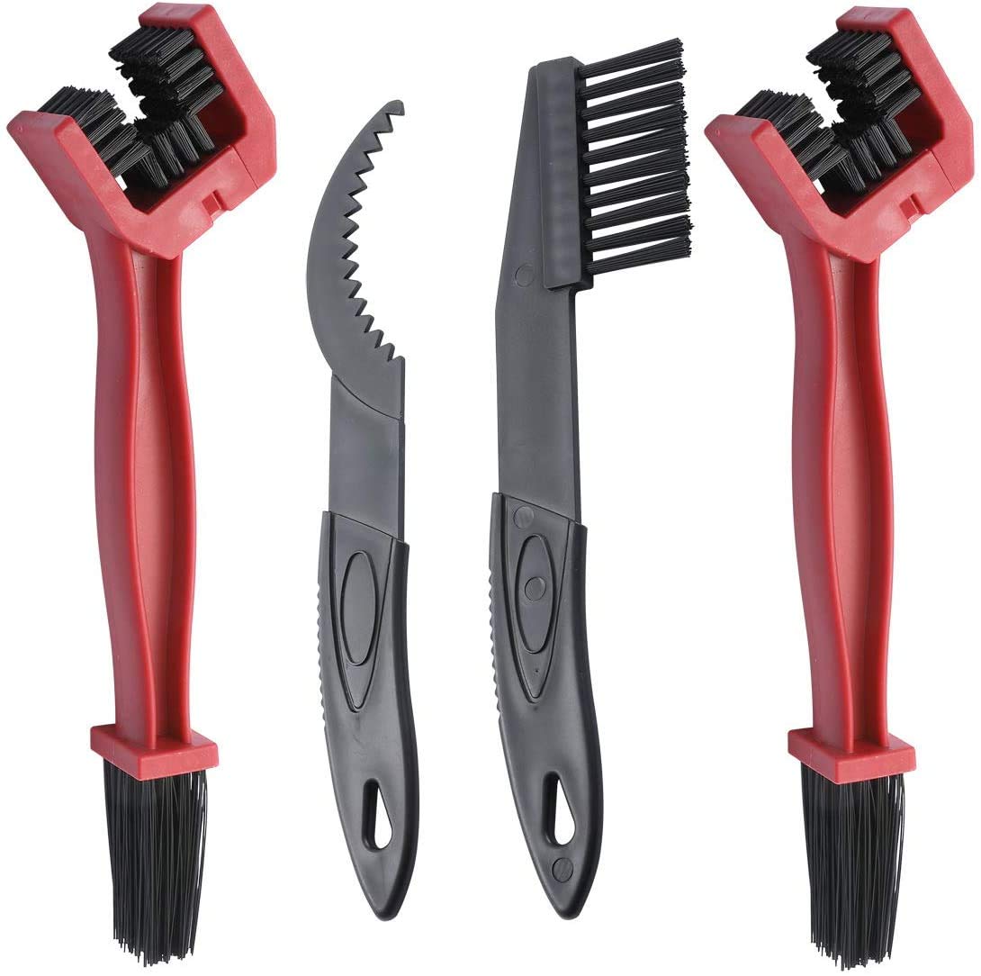 Dymoece Motorcycle & Bicycle Chain Crankset Brush Bicycle Chain Cleaner Tool for Motorcycle MTB Mountain Road Bike