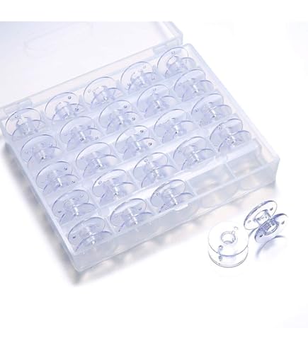 Bobine Per Macchina Da Cucire Bernina - Set Da 25 Pezzi, Compatibili Con Modelli 50,55,56,60,65,66,H70,75,80 E Altri - Foto 7