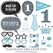 Big Dot of Happiness 1st Birthday Boy - Fun to be One First Party Photo Booth Props Kit 20 Count