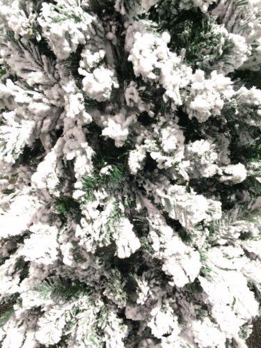 PERFECT HOLIDAY CHRISTMAS TREE, 4-FEET, FLOCKED SNOW