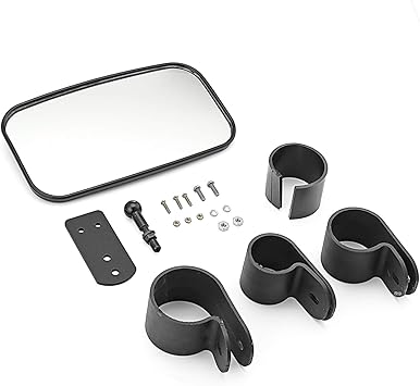 Amazon Com Weisen Break Away Center Rear View Mirror Clamp Kit Compatible With Polaris Ranger 500 570 900 Xp S Mount Tab Automotive