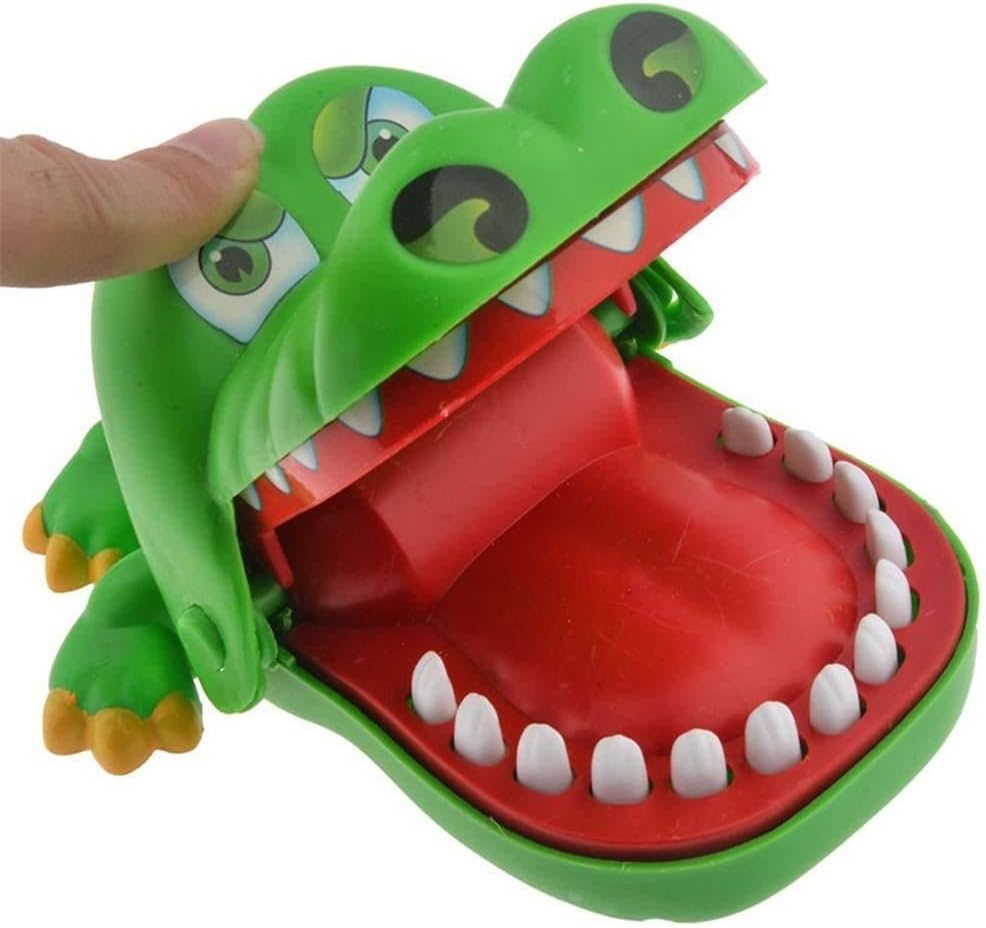 Creative Children Kids Crocodile Mouth Dentist Bite Finger Family Game Toy