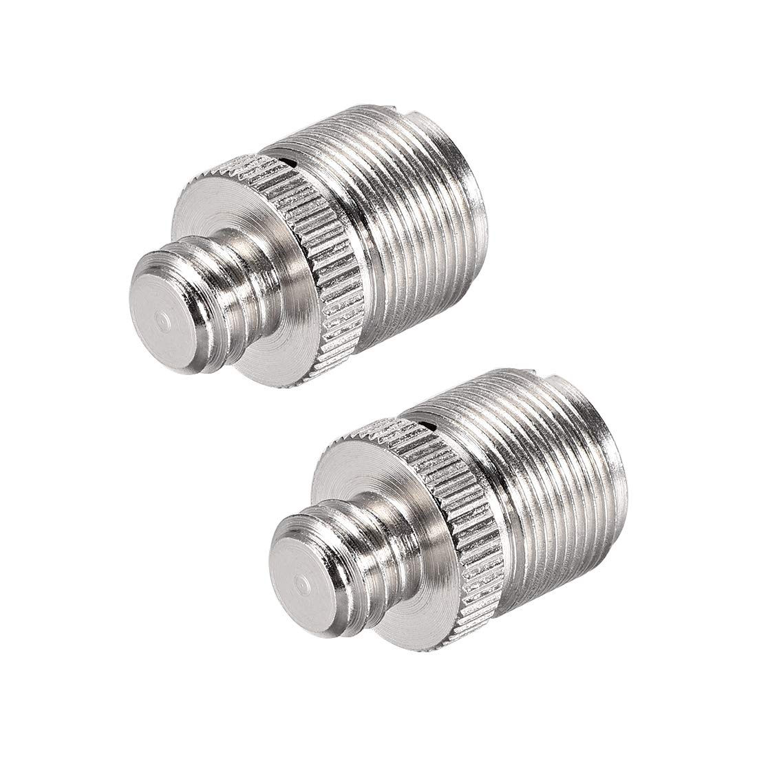 sourcing map 3/8” Male To 5/8" Male Threaded Screw Adapter For Microphone Tripod Stand 2pcs