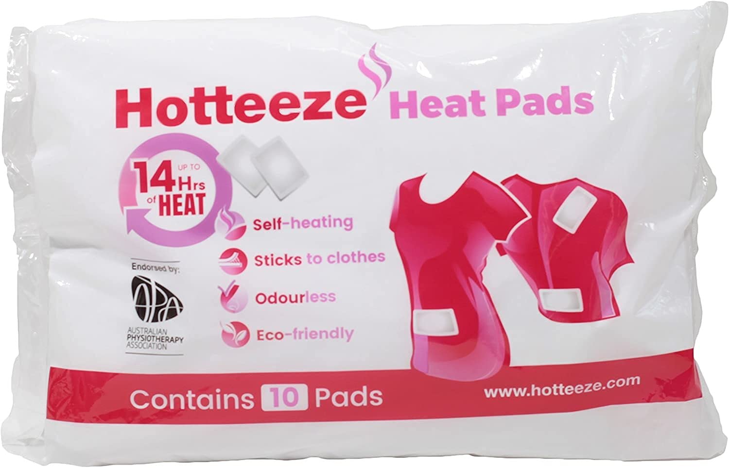 Hotteeze Heating Pads, SelfAdhesive Heat Patches, AirActivated Body