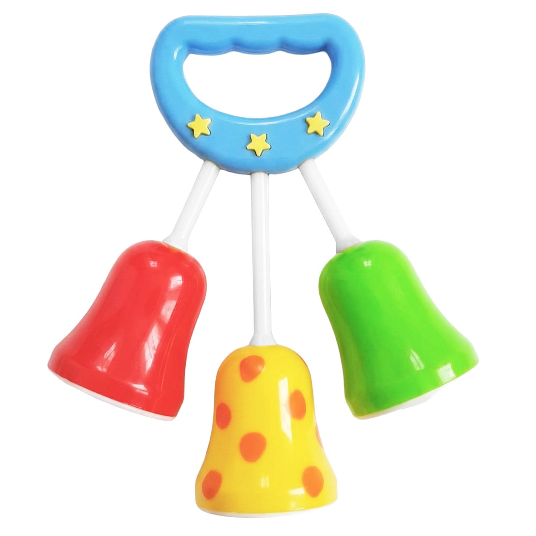 Bieco Baby Rattle Bells | Rattle Teething Toy | Baby for Boys and Girls | Colorful Bells | Musical Instruments for Children | Bell-Shaped