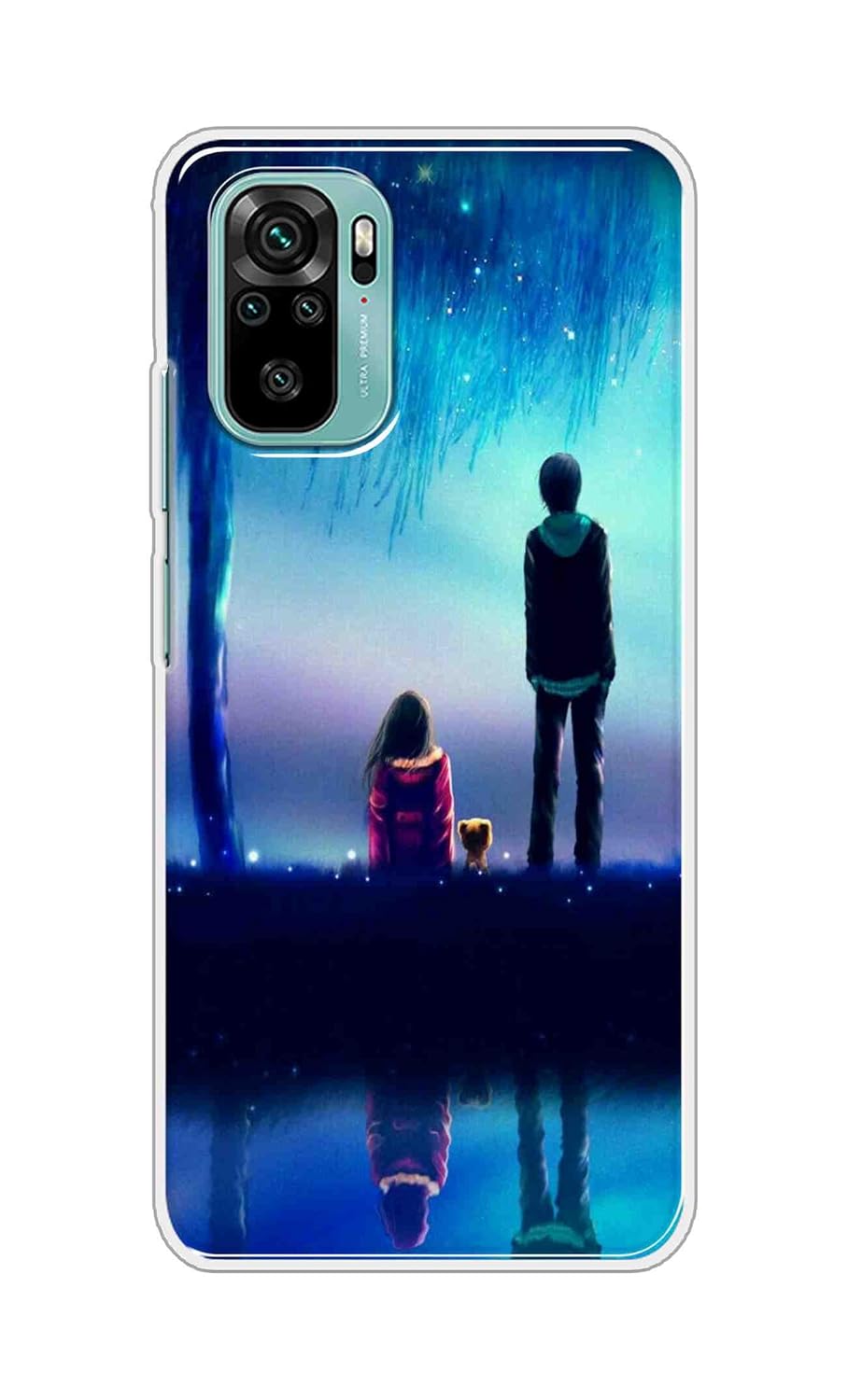 CaseHatkePrinted Soft Silicone Back with Unique Design on Back Cover