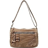 Extolove Denim Crossbody Bags for Women Small Jean Purse Casual Denim Shoulder Bag Handbag