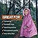 16-Pack Kids Disposable Emergency Rain Ponchos with Hood Pink and Blue 42 x 60 Inches