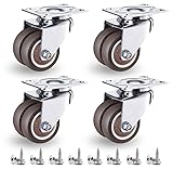 NERILEE 2" Heavy Duty Casters Wheels,Total Load