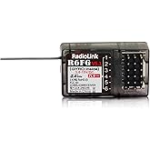 Radiolink R6FG 6 Channels RC Gyro Receiver 2.4G HV Servo Long Range Control for Drifting Crawler Truck Works with Controller 