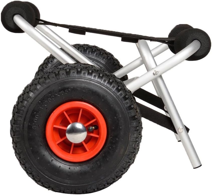 MBN Kayak Canoe Carrier Cart Accessories - Jon Boat Trailer Dolly Wheels - Load Сapacity 220 Lbs/100 Kg