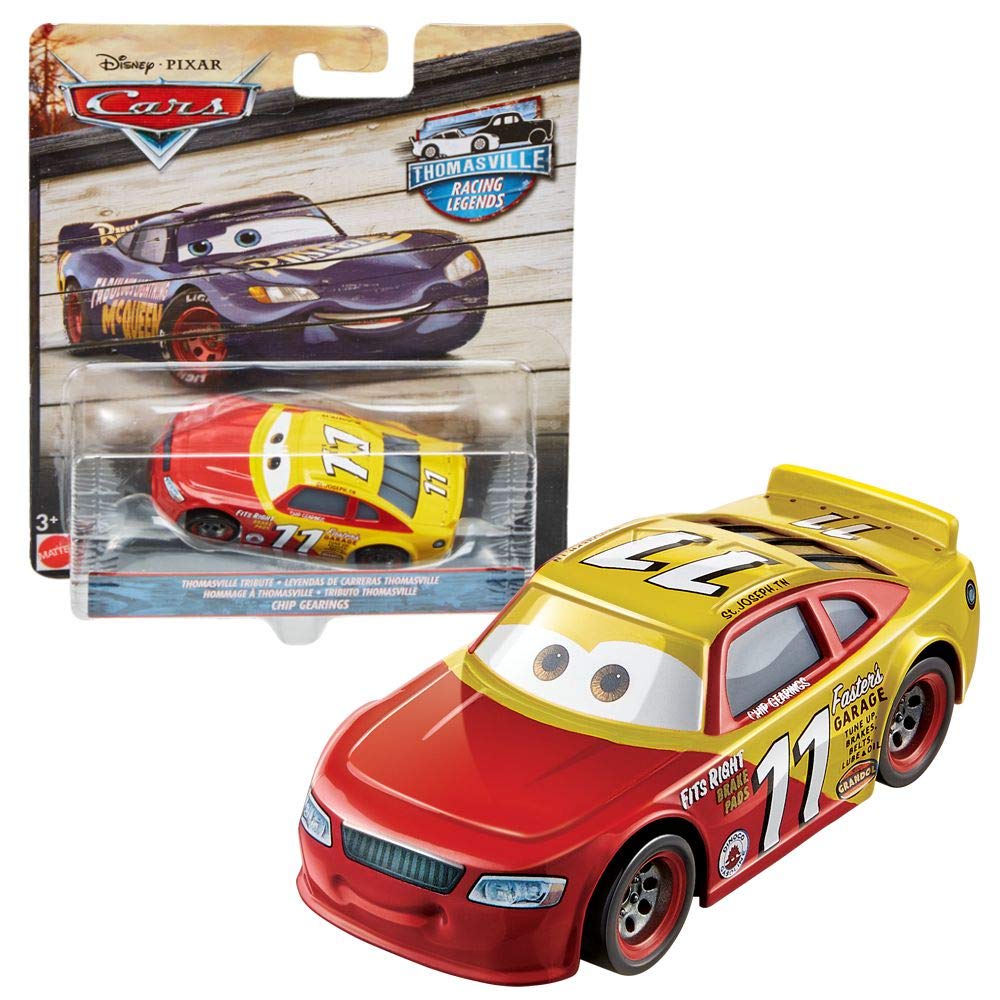Disney Thomasville Racing Legends Cars | Cast 1:55 Vehicles | Mattel, Cars 2017:Chip Gearings