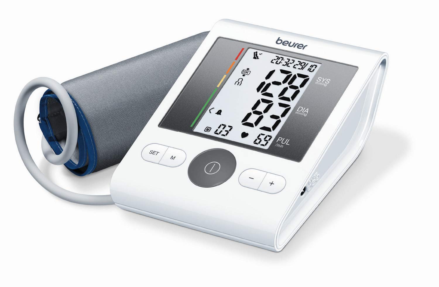 Beurer BM28 Blood Pressure Monitor with Adaptor (White) Amazon.in