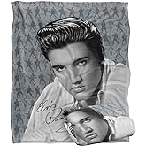 Elvis Presley Moves Officially Licensed Silky Touch Super Soft Throw Blanket 50" x 60"