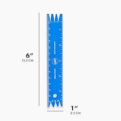 Knafs - Aluminum Ruler and Knife Angle Finder