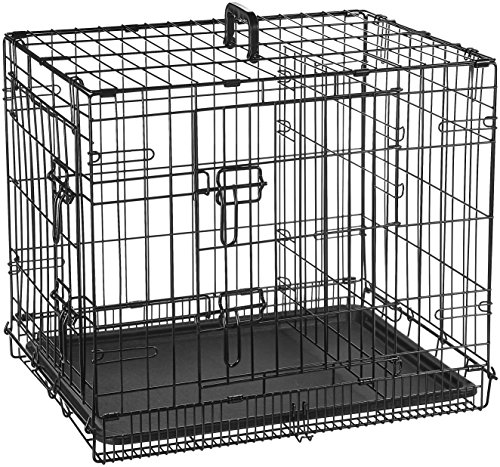 4 AmazonBasics+Double+Door+Folding+Metal+Crate