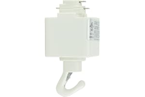 Direct-Lighting H System Track Adapter with Hook H870-WH (White)