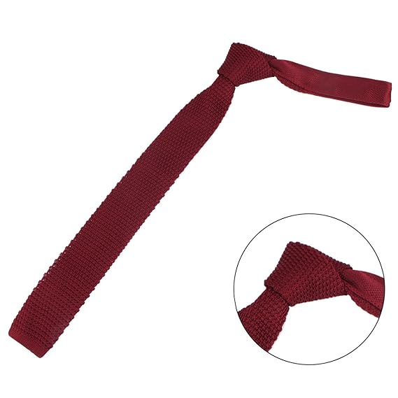 Dha1 Fashion Knit Neck Ties Maroon Amazon In Clothing Accessories