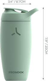 Promixx Pursuit Shaker Bottle Insulated Stainless Steel 550ml Seagrass Green view 7