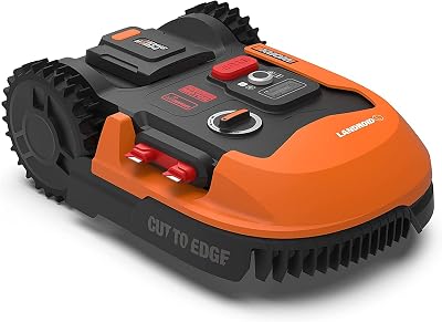 WORX Landroid Plus WR165E Robotic Lawnmower, AIA, WiFi, Bluetooth, 500m²
