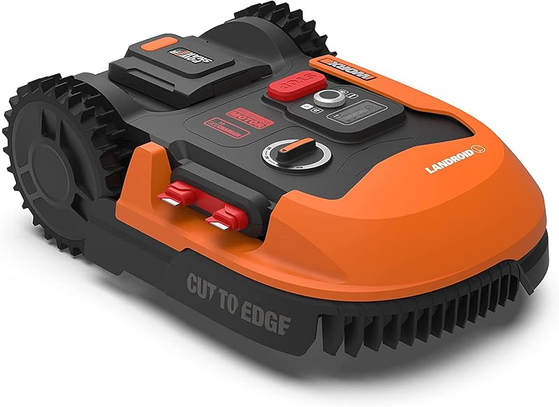WORX Landroid Plus WR165E Robotic Lawnmower, AIA, WiFi, Bluetooth, 500m²