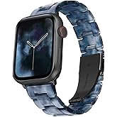 BINLUN Compatible with Apple Watch Bands 38mm 40mm 41mm 42mm 44mm 45mm 46mm 49mm for Women Men Lightweight Resin Watch Straps Compatible with iWatch Series 11/10/9/8/7/6/5/4/3/2/1/Ultra3 2 1/SE3 2 1