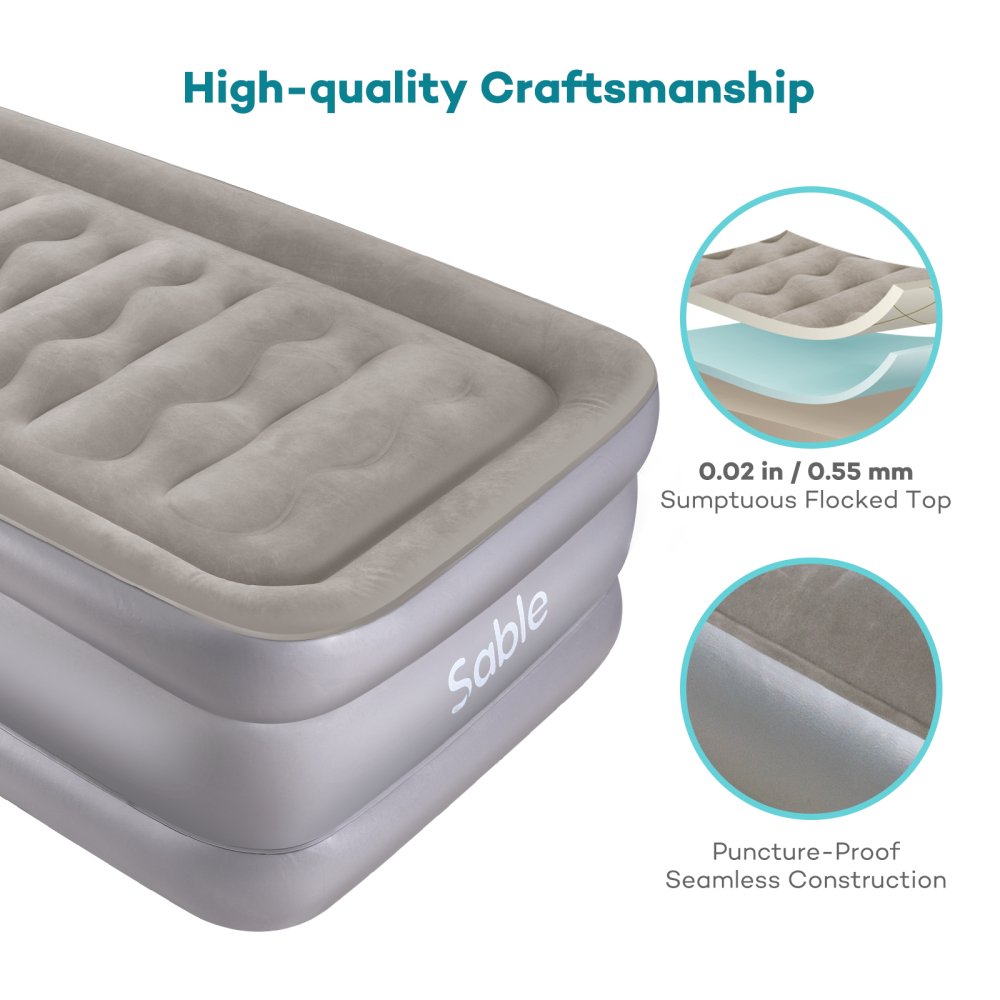 sable inflatable air bed