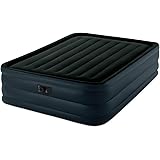 Intex Raised Downy Airbed with Built-in Electric Pump, Queen, Bed Height 22"