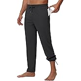MIVEI Mens Tall Sweatpants Extra Long Inseam Joggers Pants for Athletic Workout Lounge Sweat Pants Zipper Pockets 30" 34" 36"