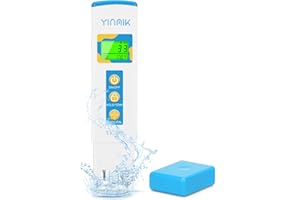 TDS Meter for Drinking Water, Water PPM Meter, EC TDS Tester for RO/RI System, Tap Water, Filtered Water, YINMIK Water Qualit