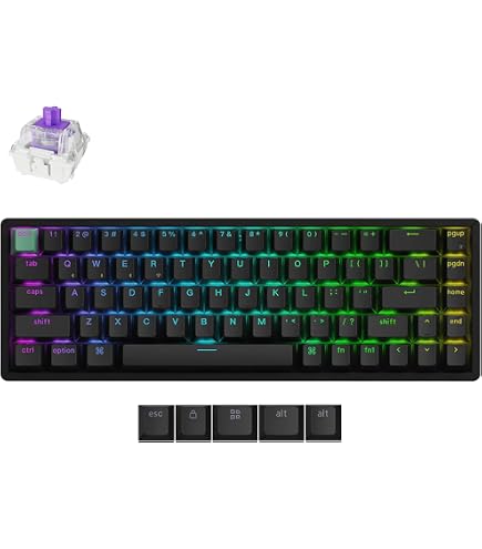 Amazon.com: Keychron K6 Mechanical Keyboard 65% Compact 68 Key