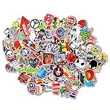 StillCool Pack of 100 Stickers Skateboard Snowboard Vintage Vinyl Sticker Graffiti Laptop Luggage Car Bike Bicycle Decals Mix Lot Fashion Cool