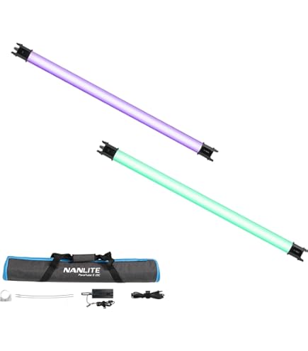 NanLite PavoTube 30C 4 ft 32w RGBW LED Tube with Internal Battery