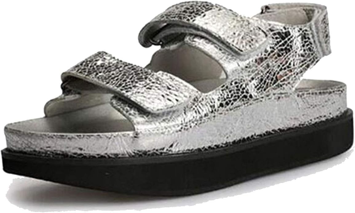 silver flatform shoes