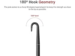 TEKTON 180-Degree Blunt Hook