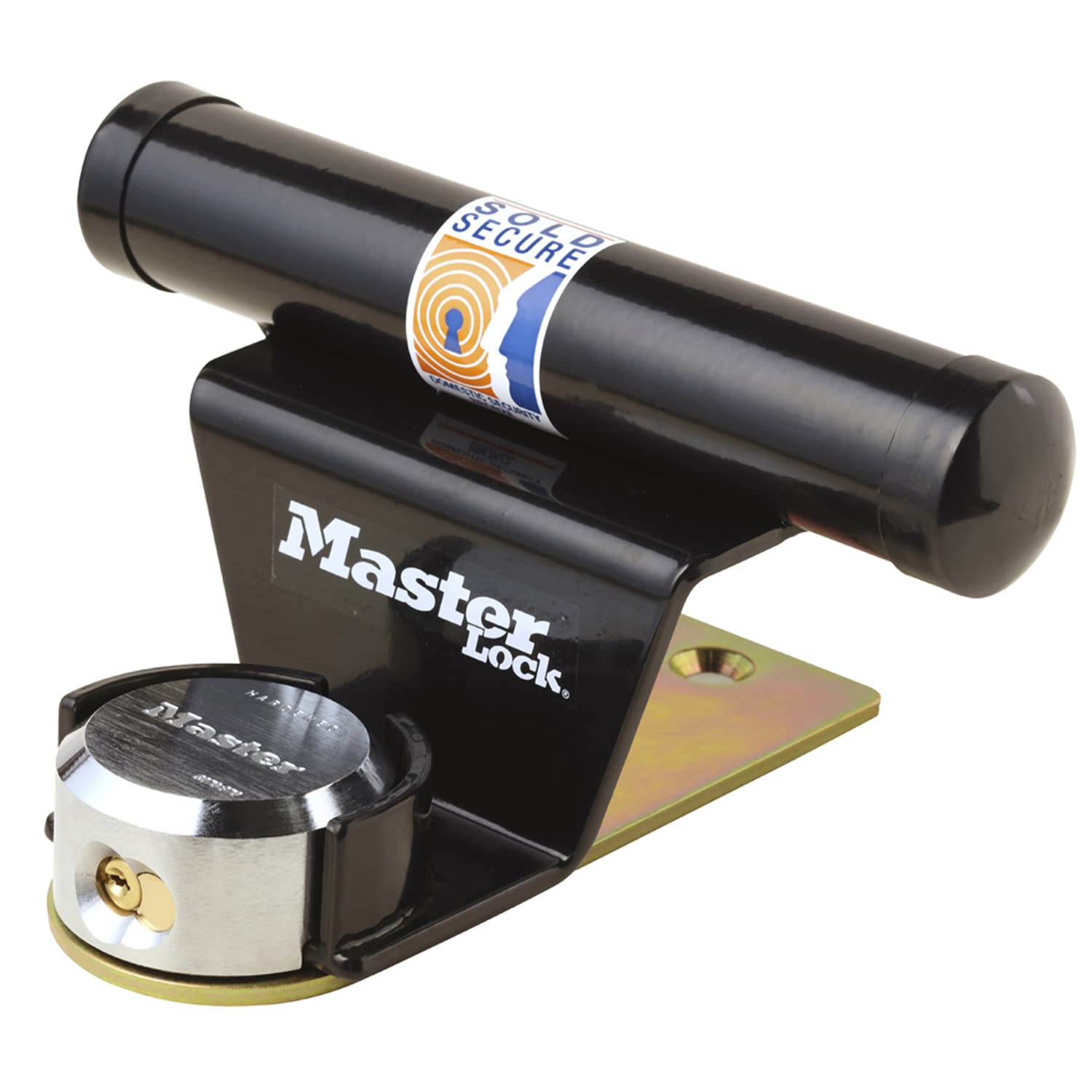 MASTER LOCK Certified Garage Door Lock, Sold Secure and Secured by Design, Key, Outdoor, 130 x 270 x 225 mm