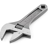 TEKTON 6 Inch Adjustable Wrench | WSA04122 | 1-1/2 in. Jaw Capacity